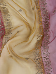 Embroidery Chanderi Unstitched Suit With Dupatta