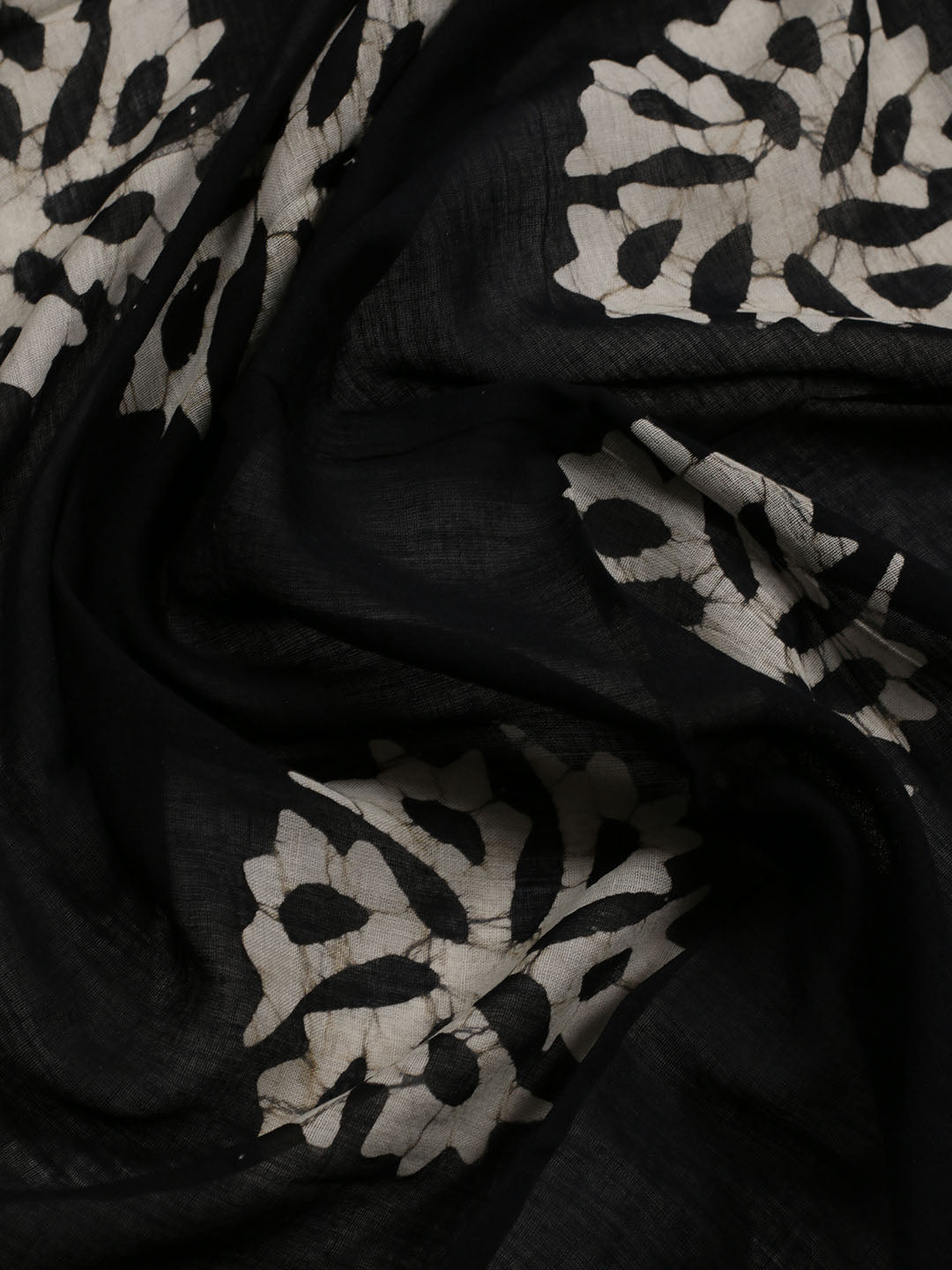 Printed Cotton Blend Unstitched Suit With Dupatta