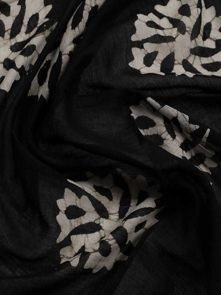 Printed Cotton Blend Unstitched Suit With Dupatta