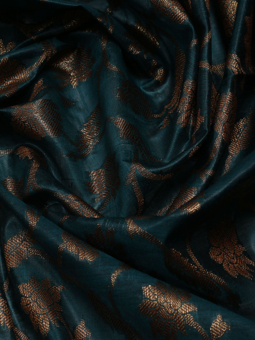 Neck Embroidered Chanderi Unstitched Suit Piece With Dupatta