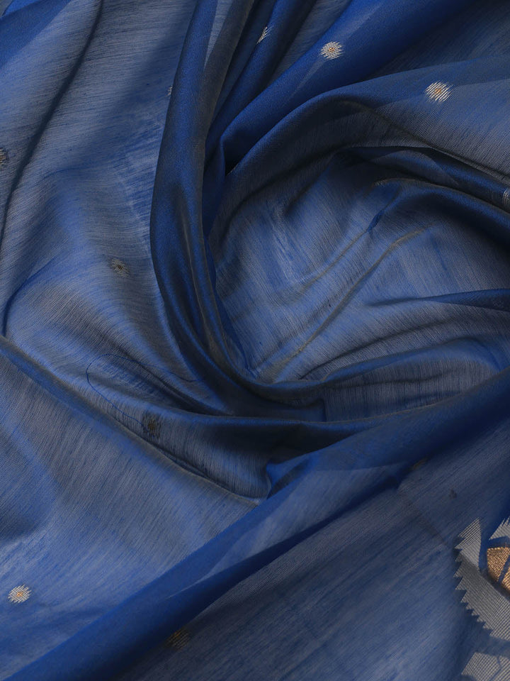 Jamdani Chanderi Unstitched Suit Piece With Dupatta