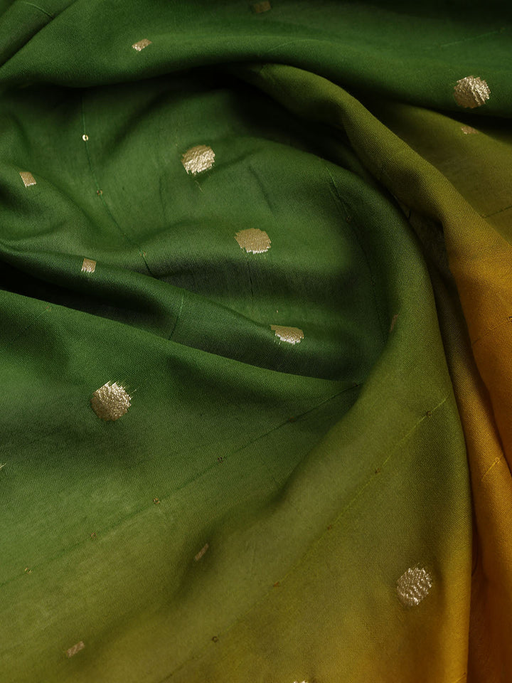 Neck Embroidered Chanderi Unstitched Suit Piece With Dupatta