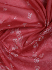 Neck Work Cotton Blend Unstitched Suit With Dupatta
