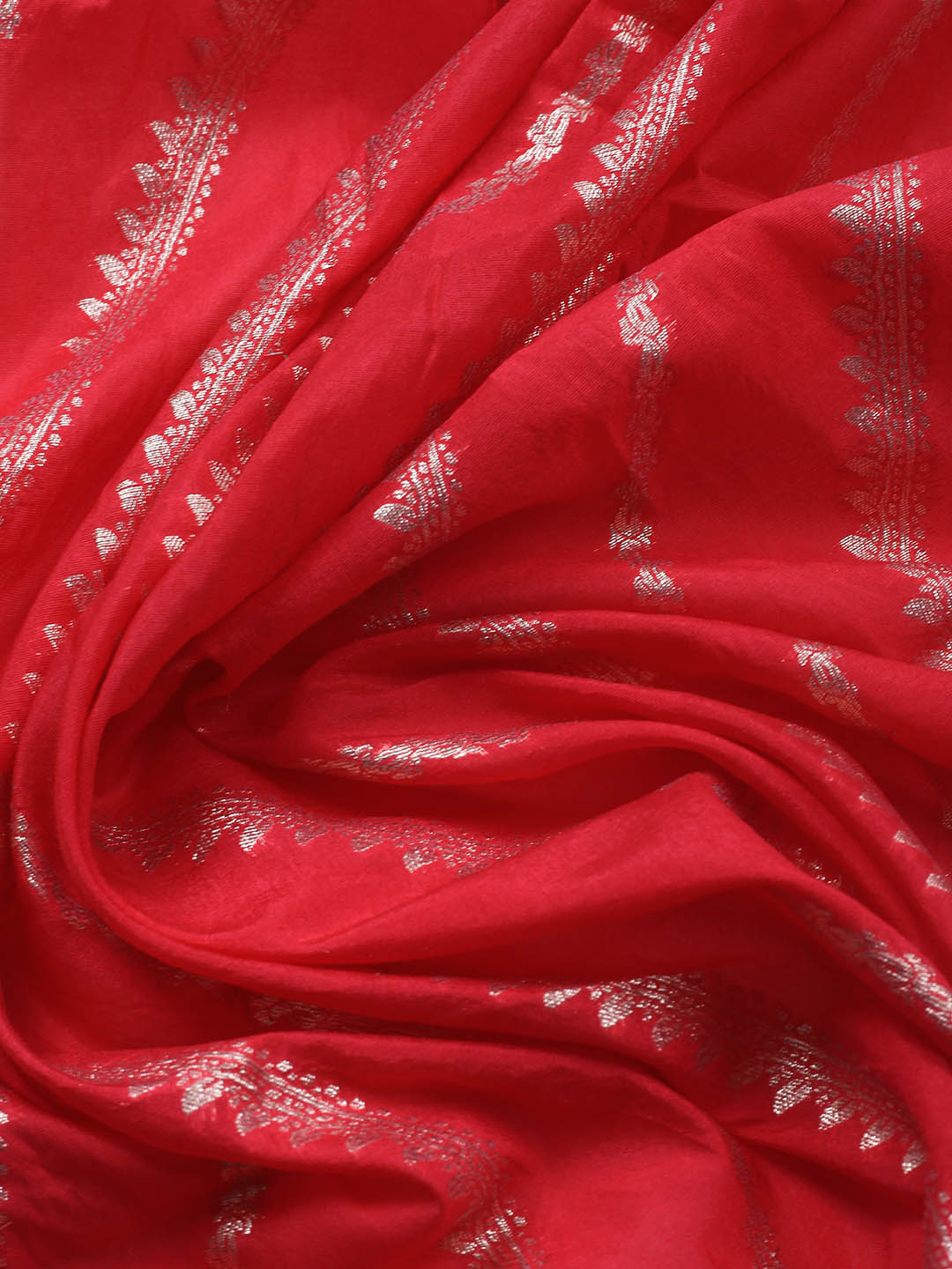 Neck Embroidery Chanderi Unstitched Suit With Dupatta