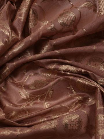 Woven Banarasi Chanderi Unstitched Suit With Dupatta