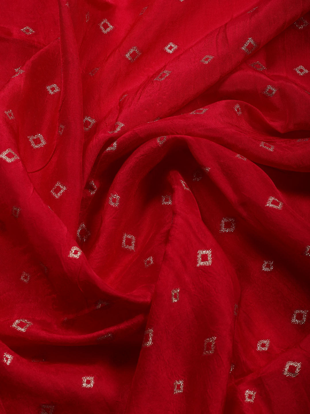 Woven Chanderi Unstitched Suit Piece With Dupatta