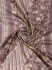 Neck Patti Cotton Blend Unstitched Suit With Dupatta