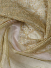 Woven Tissue Unstitched Suit With Dupatta