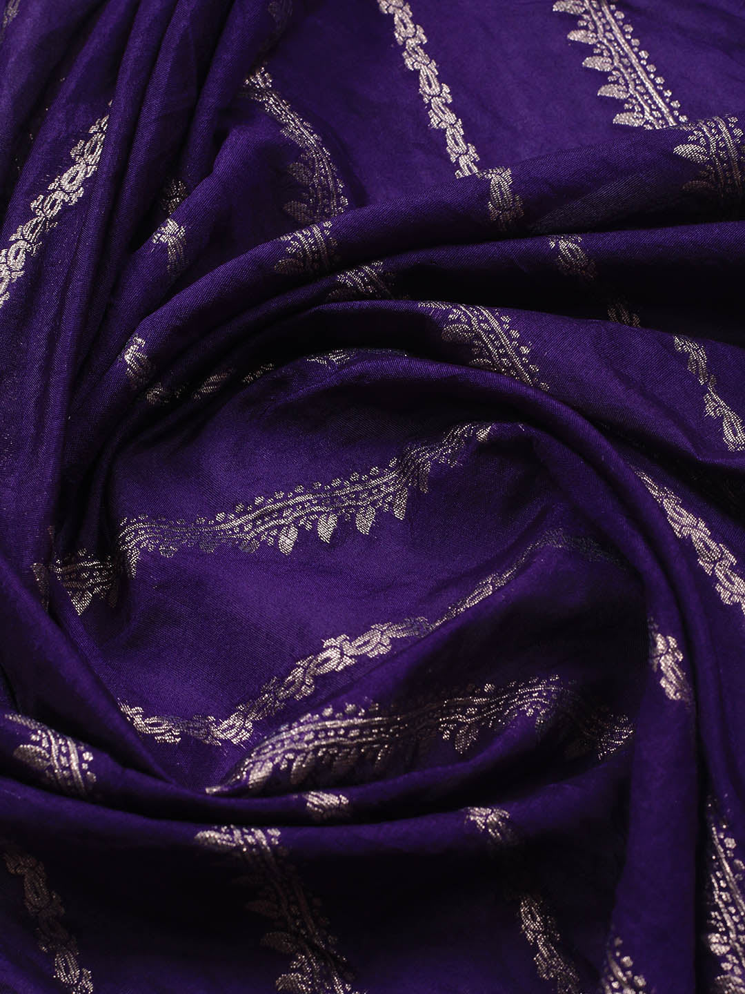 Neck Embroidery Chanderi Unstitched Suit With Dupatta