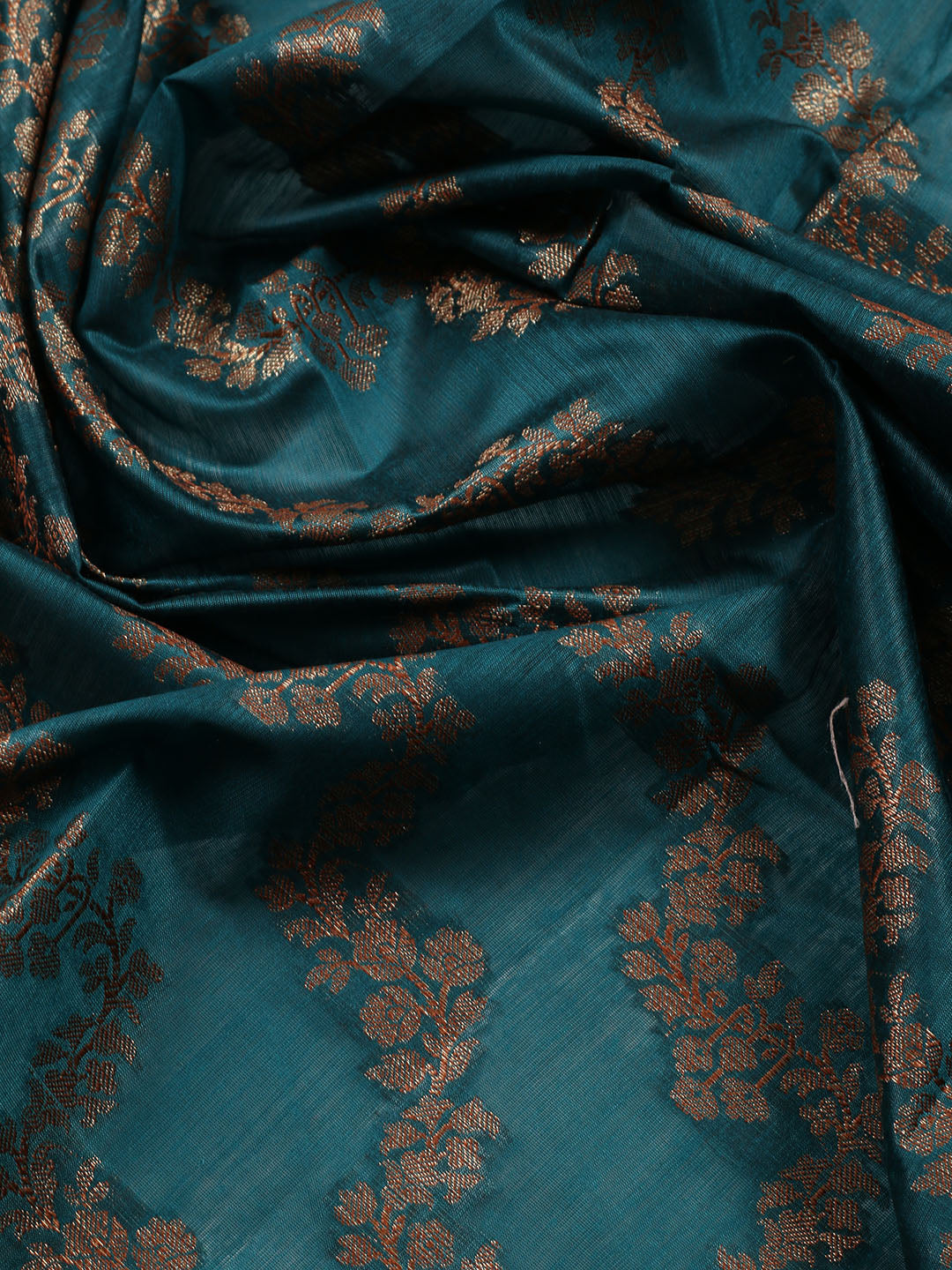 Woven Chanderi Unstitched Suit Piece With Dupatta
