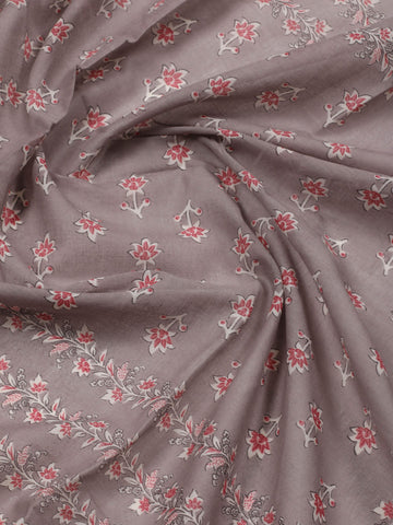 Floral Printed Cotton Unstitched Suit Material