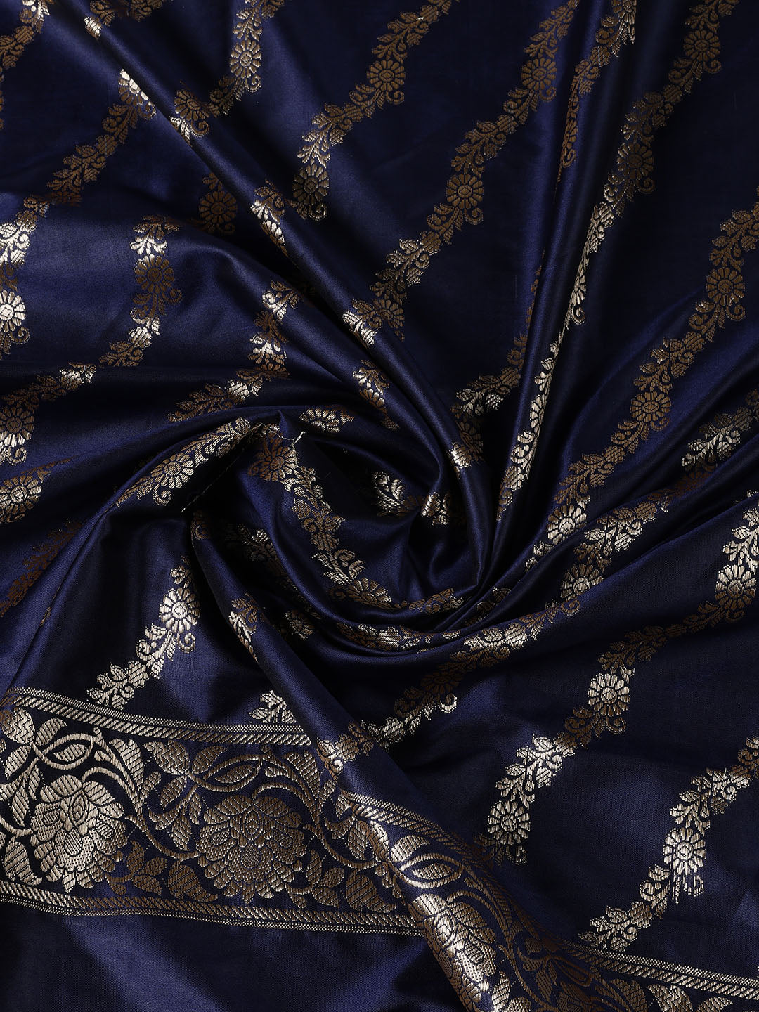 Woven Chanderi Unstitched Suit Piece With Dupatta