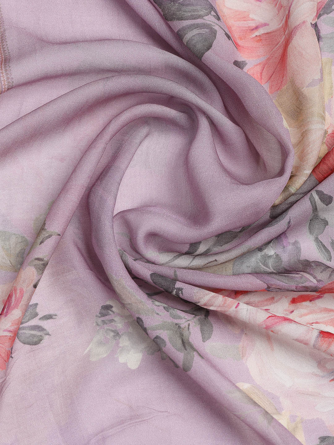 Printed Muslin Unstitched Suit With Dupatta