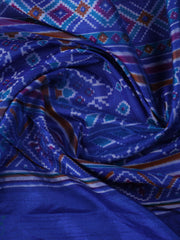 Printed Chanderi Unstitched Suit With Dupatta