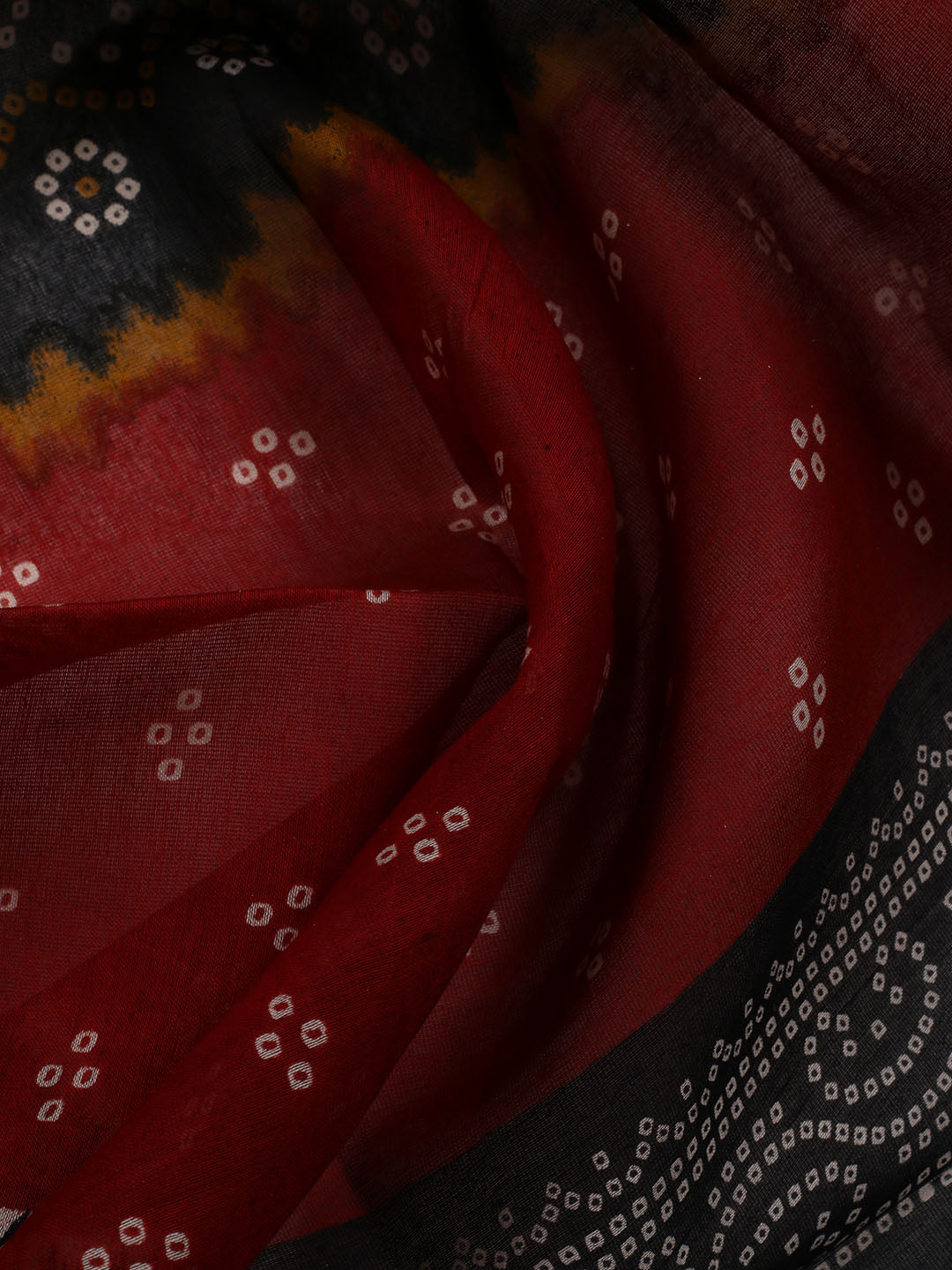 Neck Patti Cotton Blend Unstitched Suit Dupatta