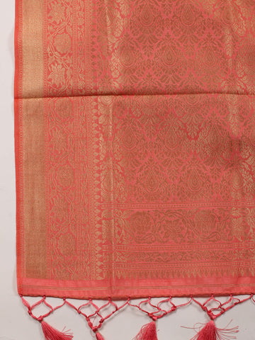 Zari Jaal Handloom Woven Saree