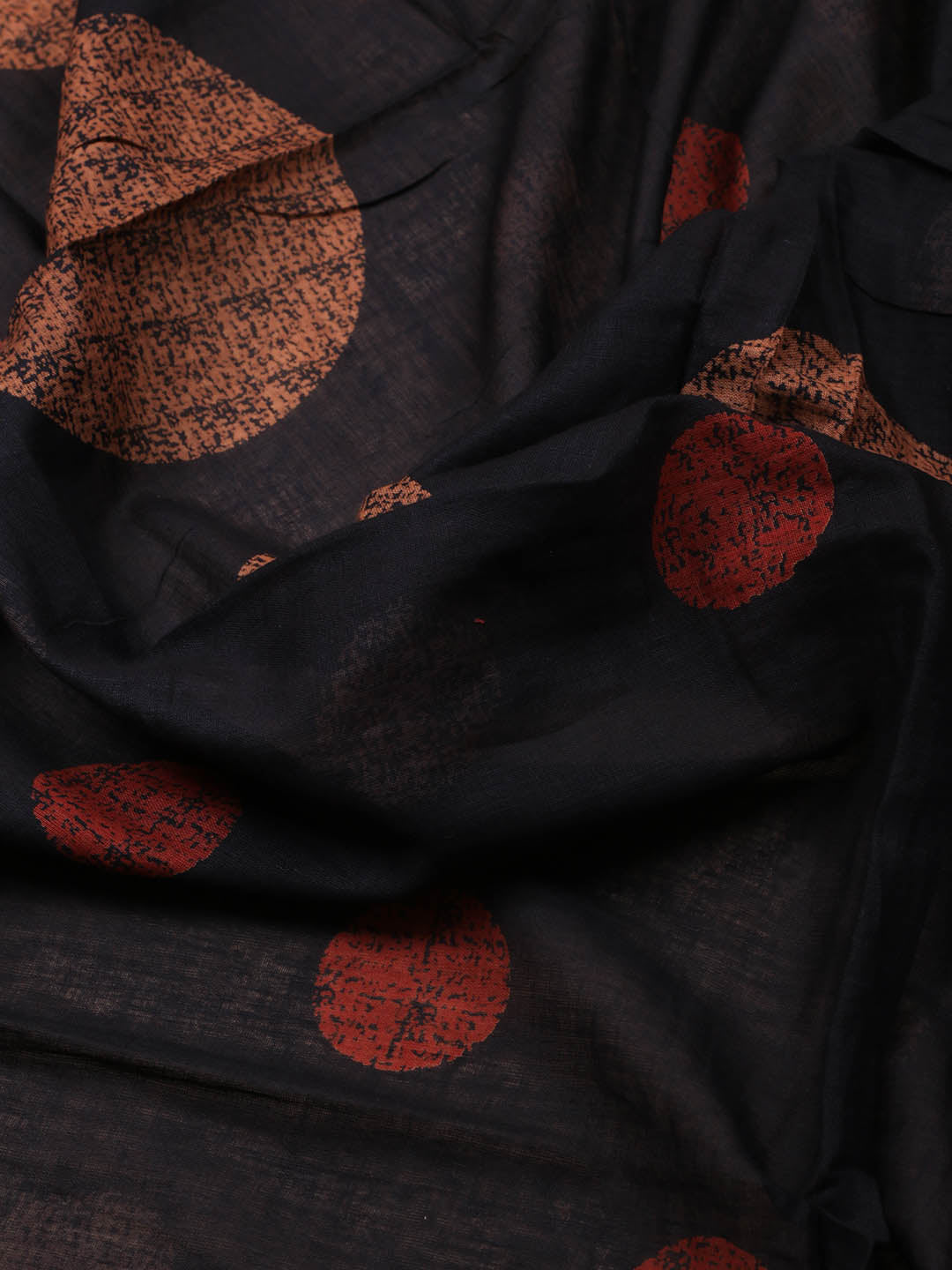 Printed Cotton Blend Unstitched Suit With Dupatta