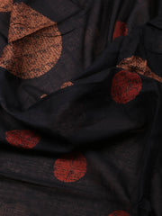 Printed Cotton Blend Unstitched Suit With Dupatta
