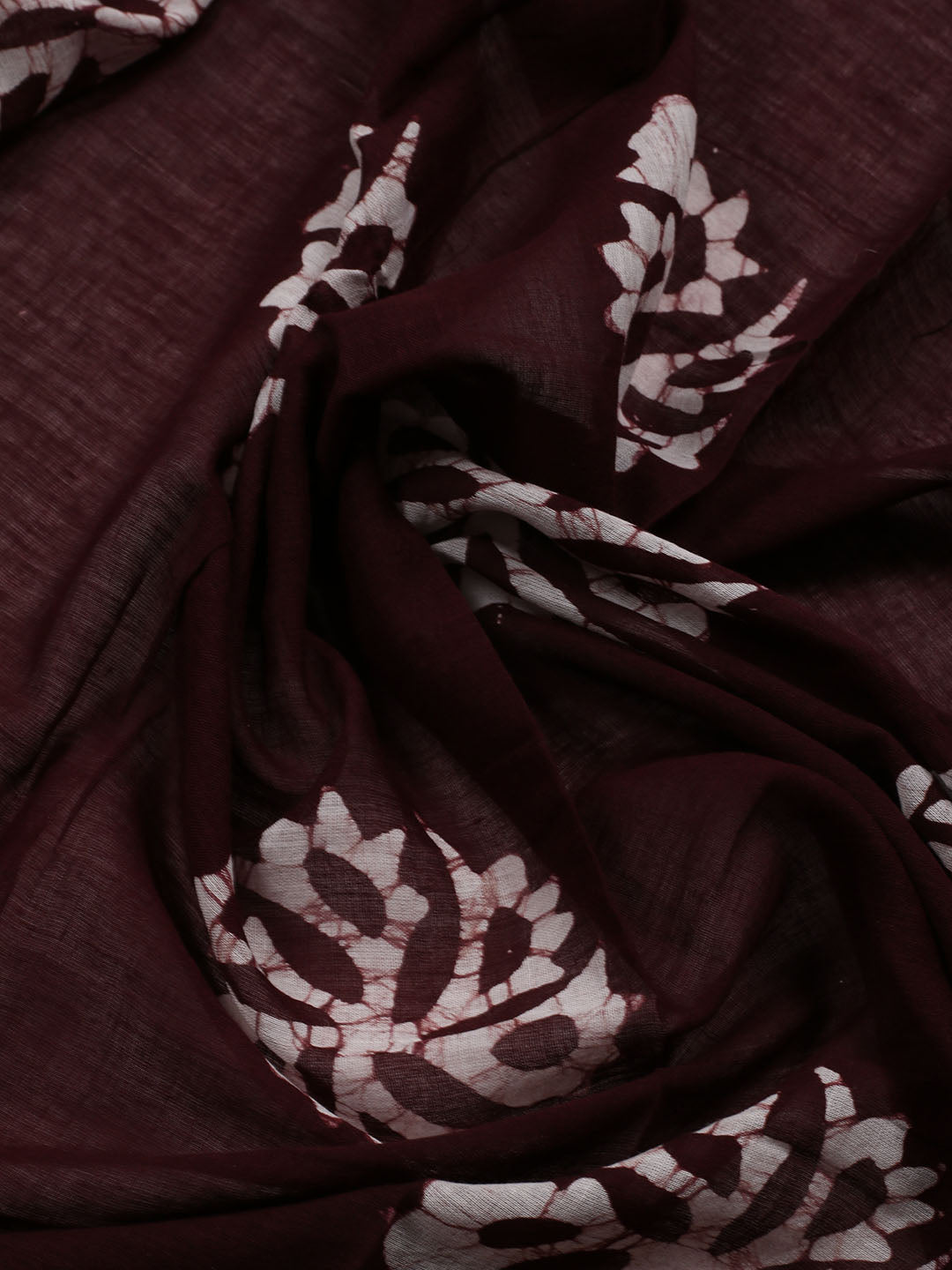 Printed Cotton Blend Unstitched Suit With Dupatta