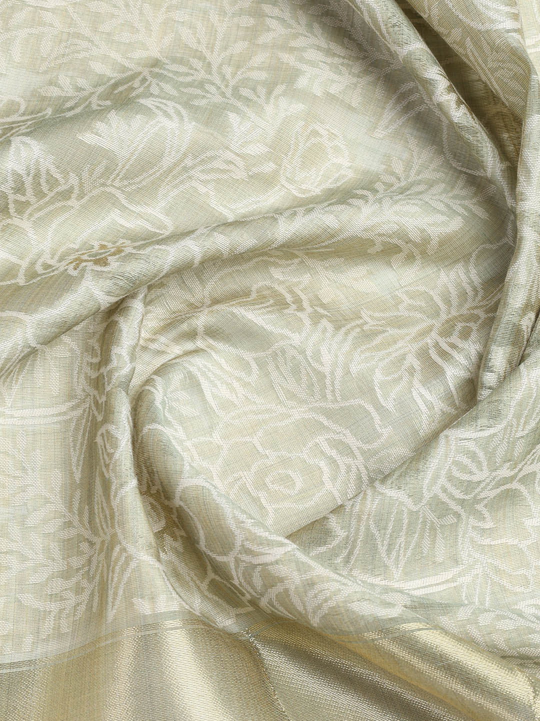 Embroidered Chanderi Unstitched Suit Piece With Dupatta
