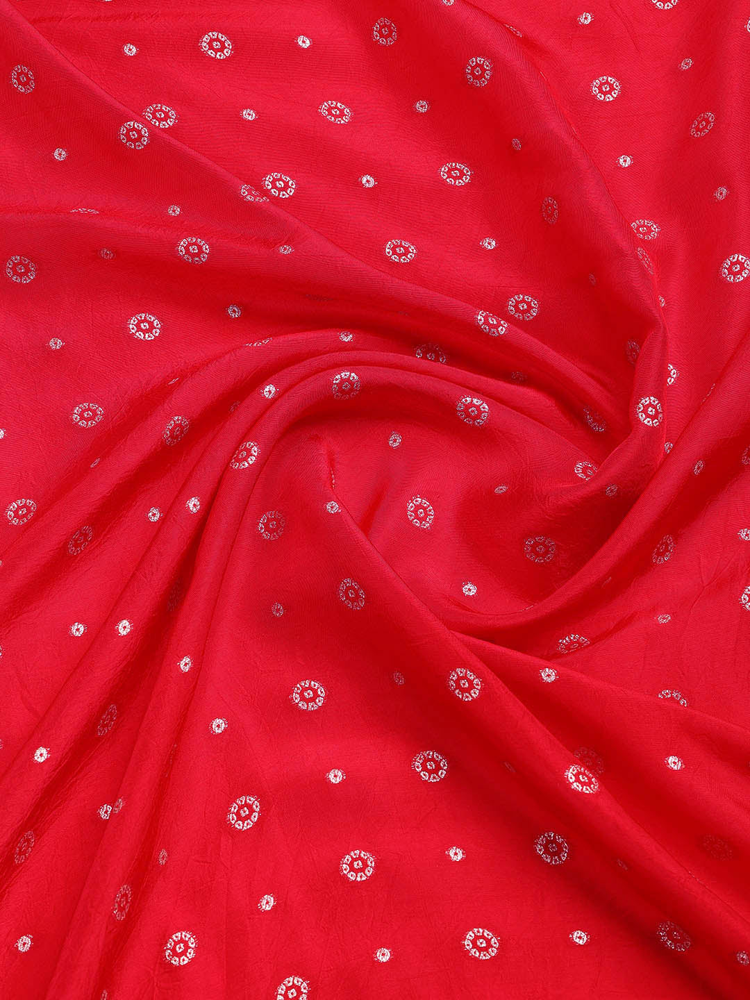 Embroidered Art Silk Unstitched Suit Piece With Dupatta