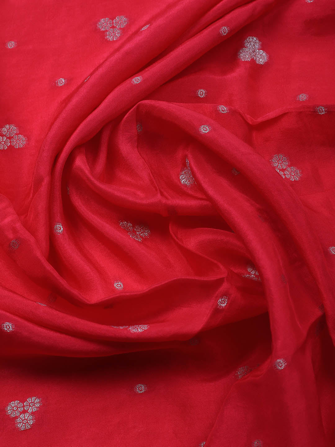 Embroidery Chanderi Unstitched Suit With Dupatta