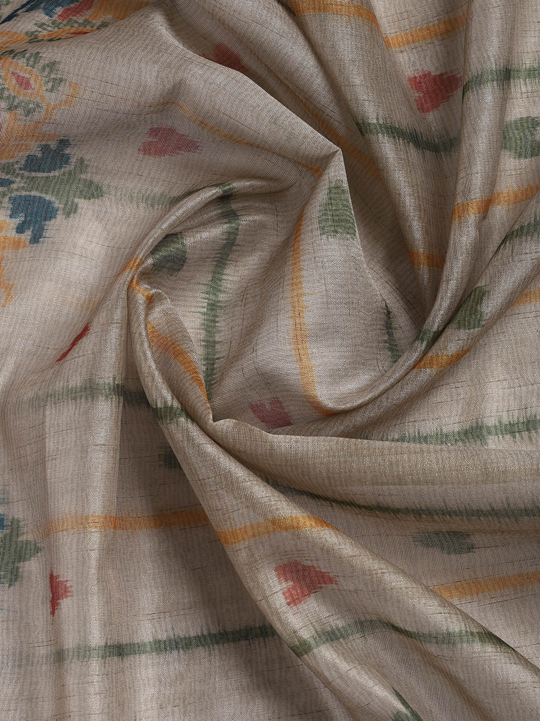 Woven Chanderi Unstitched Suit With Dupatta