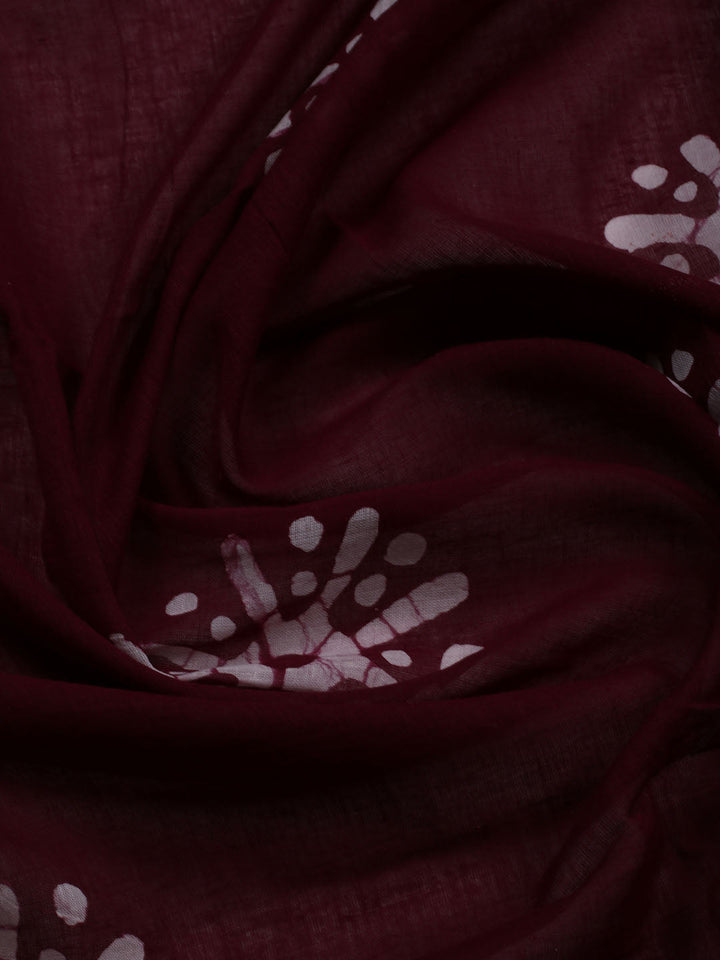 Printed Cotton Blend Unstitched Suit With Dupatta