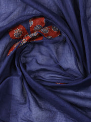 Printed Cotton Blend Unstitched Suit With Dupatta