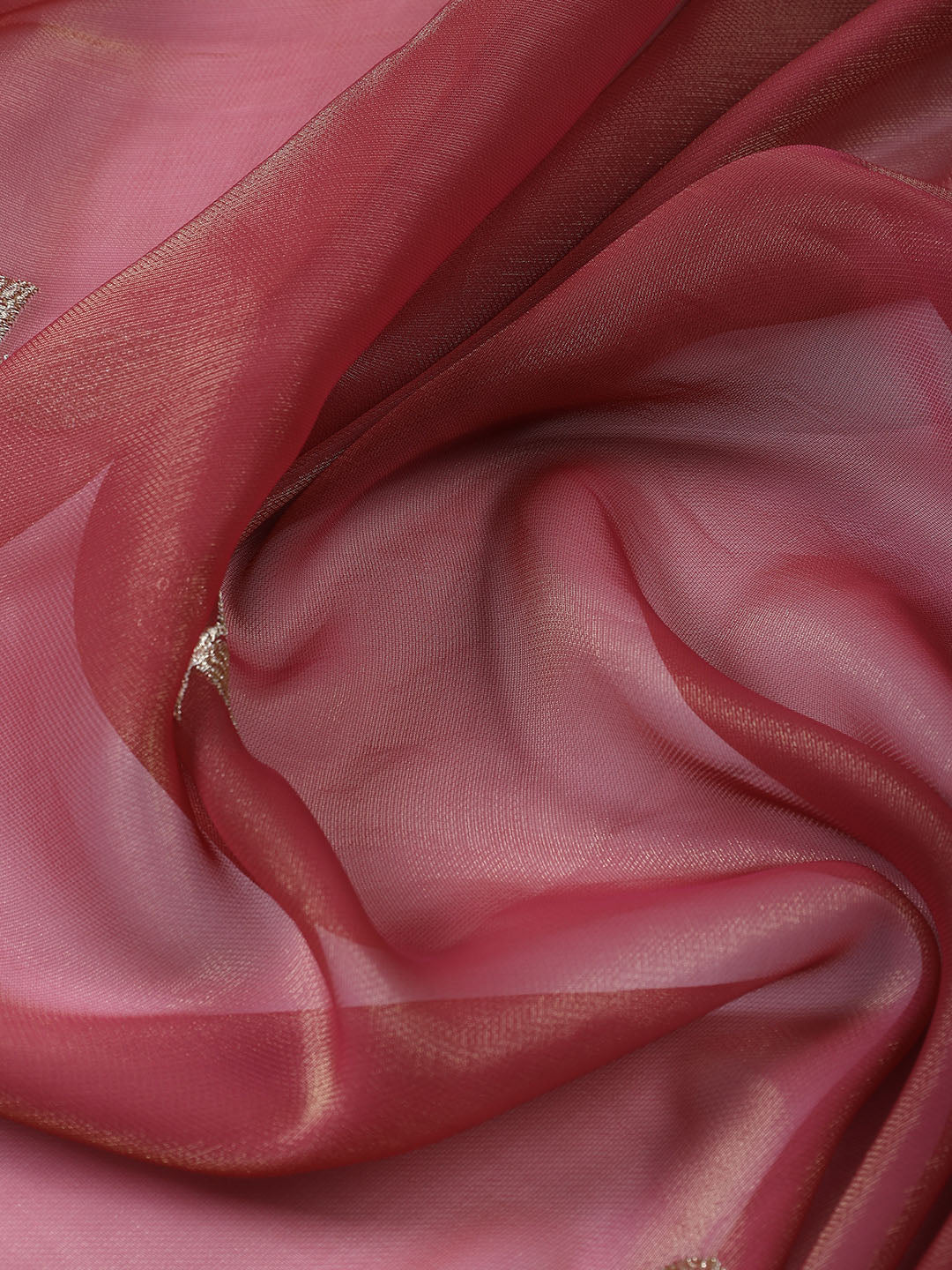 Neck Embroidered Tissue Unstitched Suit With Dupatta