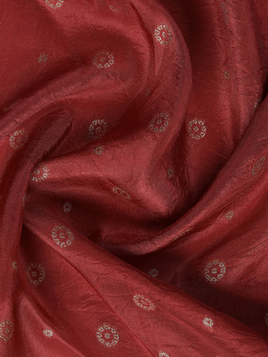 Embroidered Art Silk Unstitched Suit Piece With Dupatta