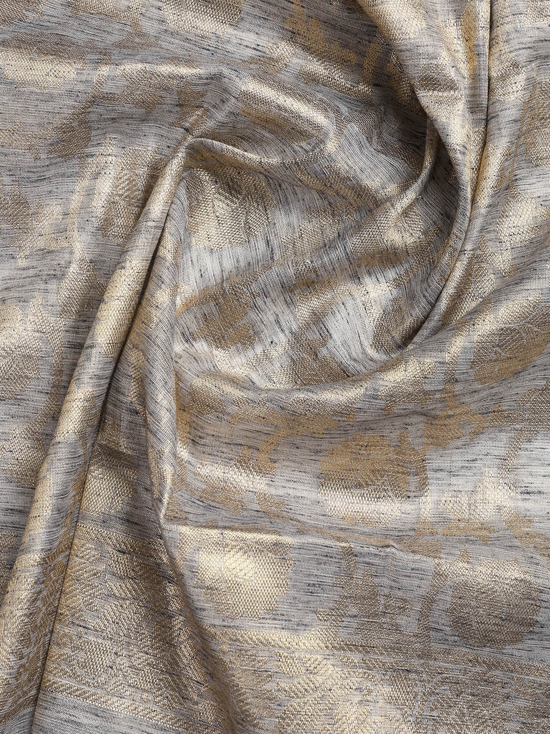 Embroidered Chanderi Unstitched Suit Piece With Dupatta