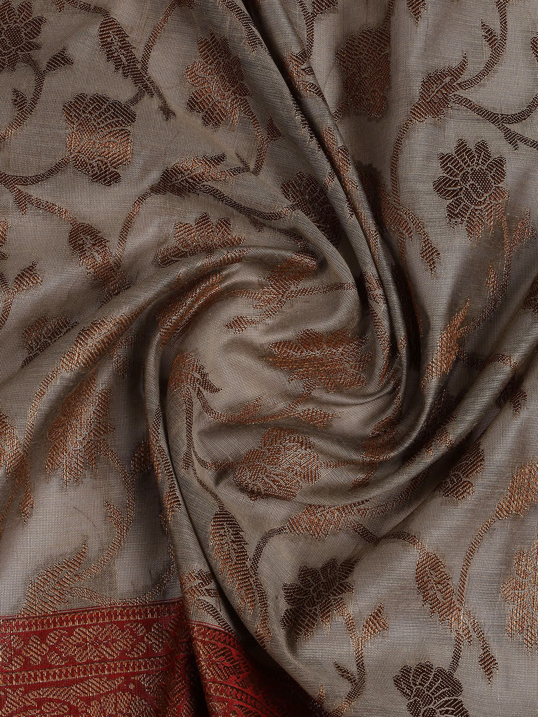 Banarasi Chanderi Unstitched Suit With Dupatta