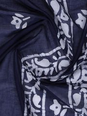 Printed Cotton Blend Unstitched Suit With Dupatta