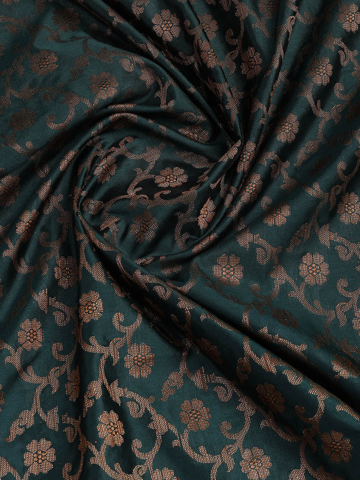 Woven Chanderi Unstitched Suit With Dupatta