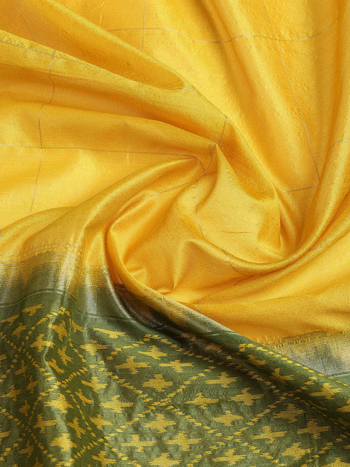 Woven Chanderi Unstitched Suit Piece With Dupatta