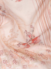 Printed Linen Unstitched Suit With Dupatta