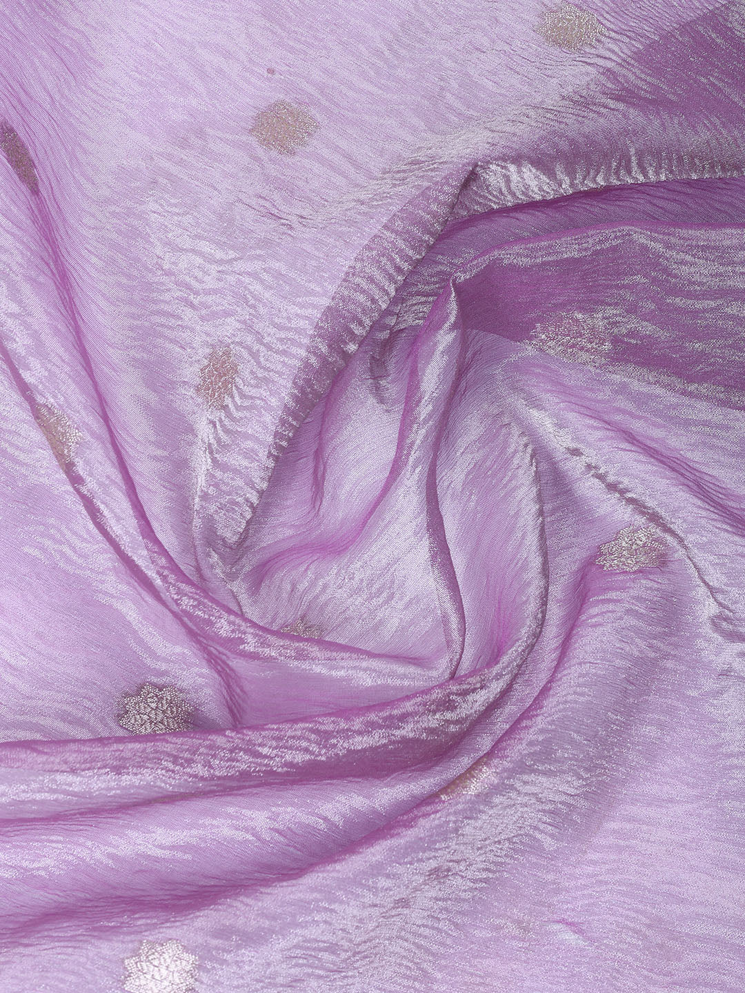 Neck Embroidered Tissue Unstitched Suit Piece With Dupatta