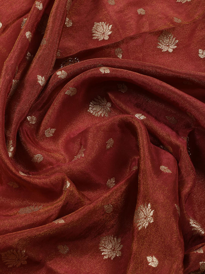 Woven Handloom Unstitched Suit Piece With Dupatta