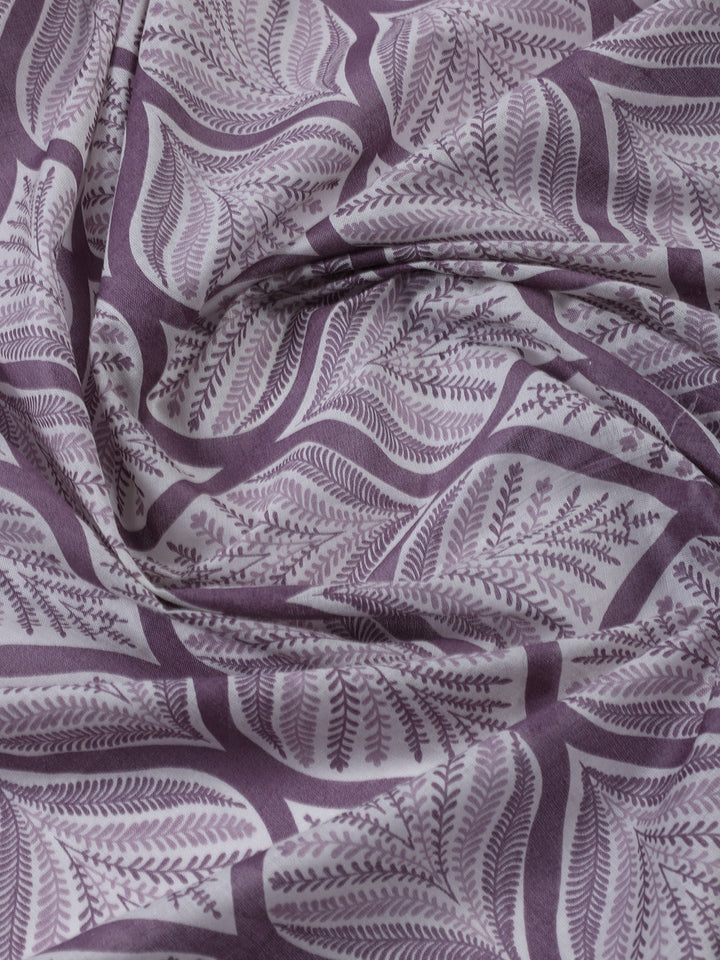 Printed Cotton Blend Unstitched Suit With Dupatta