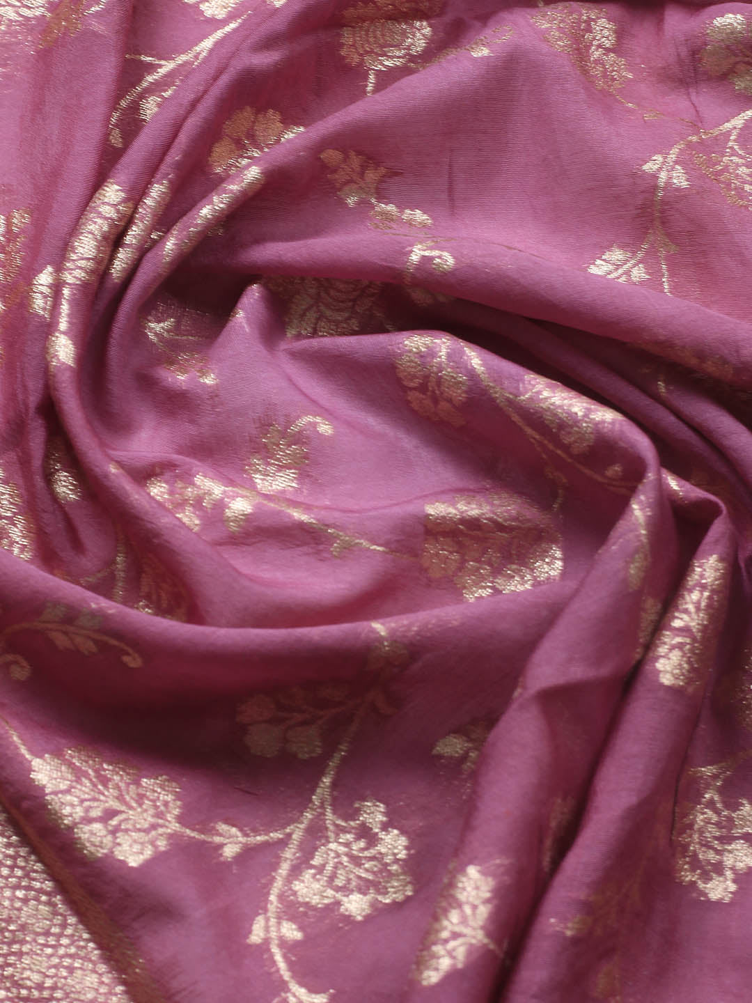 Neck Embroidery Chanderi Unstitched Suit With Dupatta