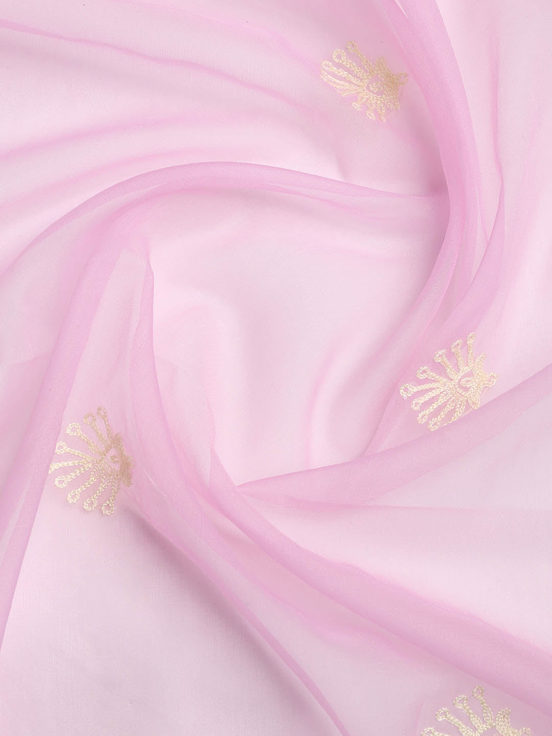 Cotton Blend Unstitched Suit Piece With Dupatta
