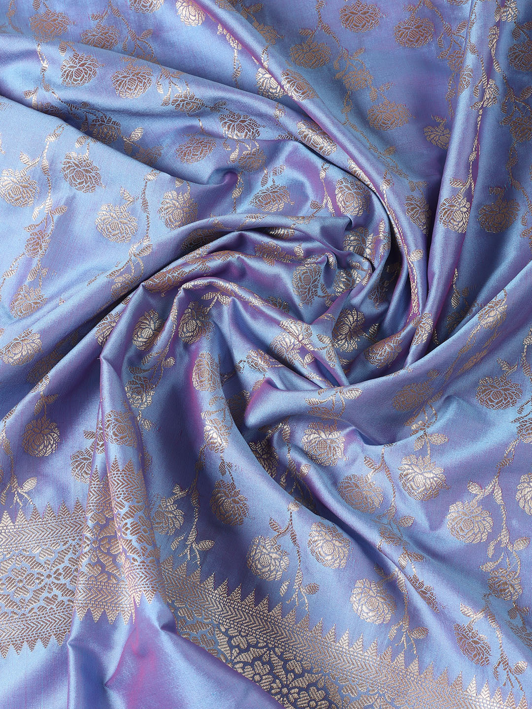 Woven Chanderi Unstitched Suit Piece With Dupatta