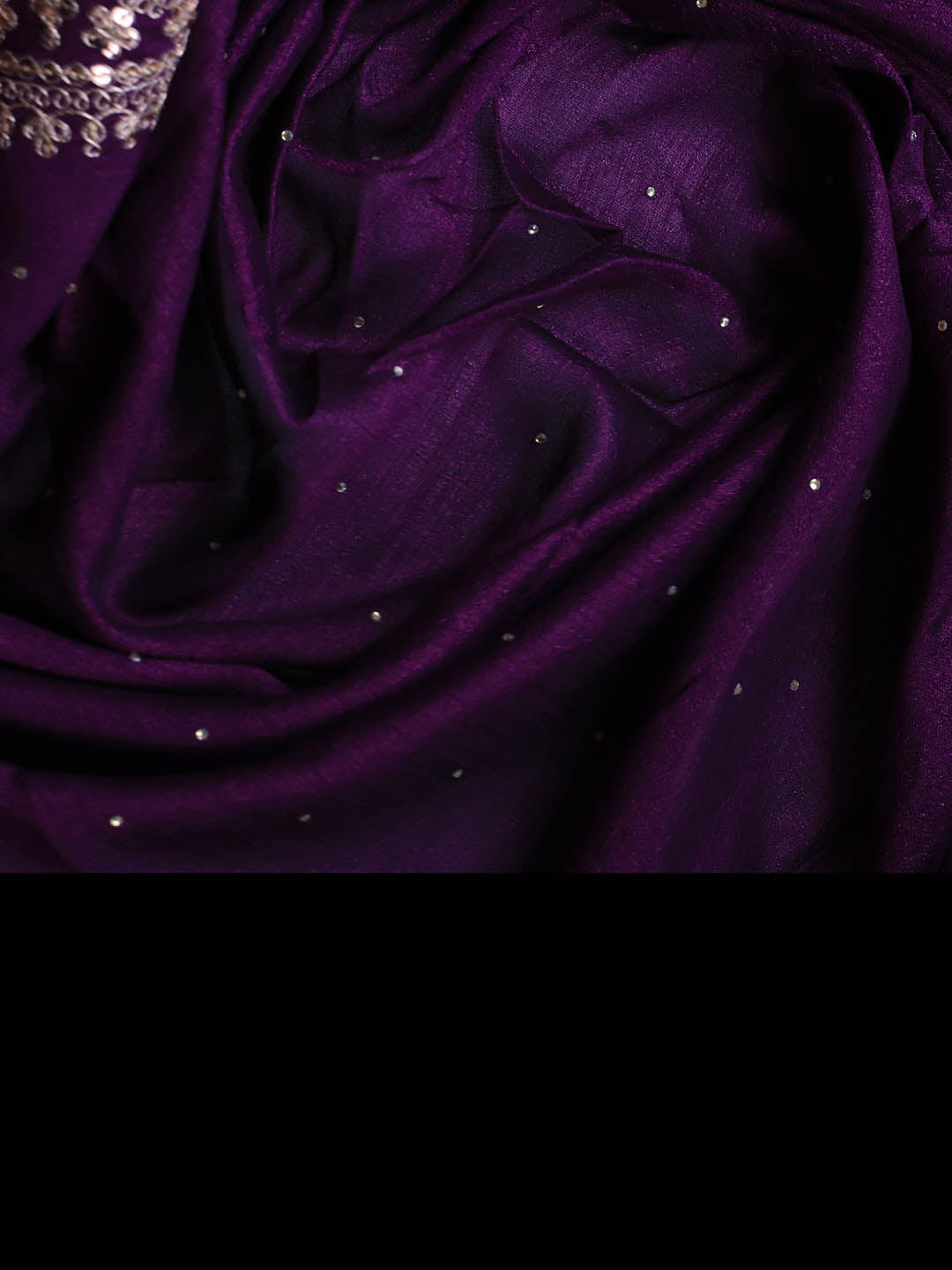 Sequence Art Silk Unstitched Suit Piece With Dupatta