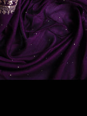 Sequence Art Silk Unstitched Suit Piece With Dupatta
