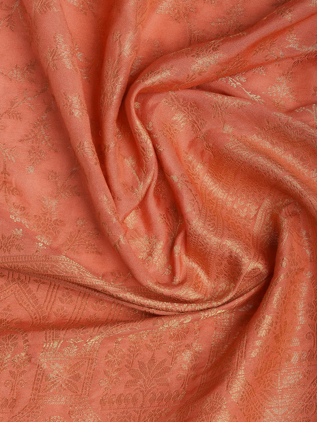 Embroidered Chanderi Unstitched Suit Piece With Dupatta