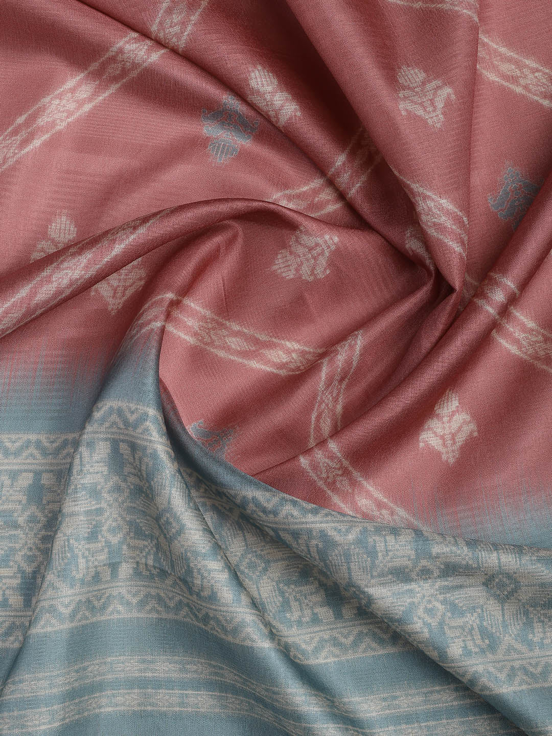 Embroidered Chanderi Unstitched Suit Piece With Dupatta