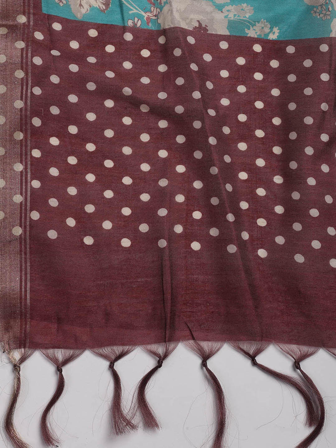 Embroidered Chanderi Unstitched Suit Piece With Dupatta