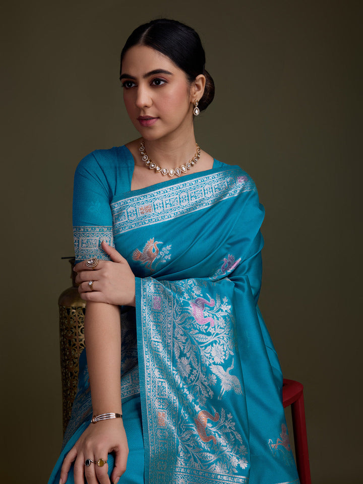 Woven Design Art Silk Saree