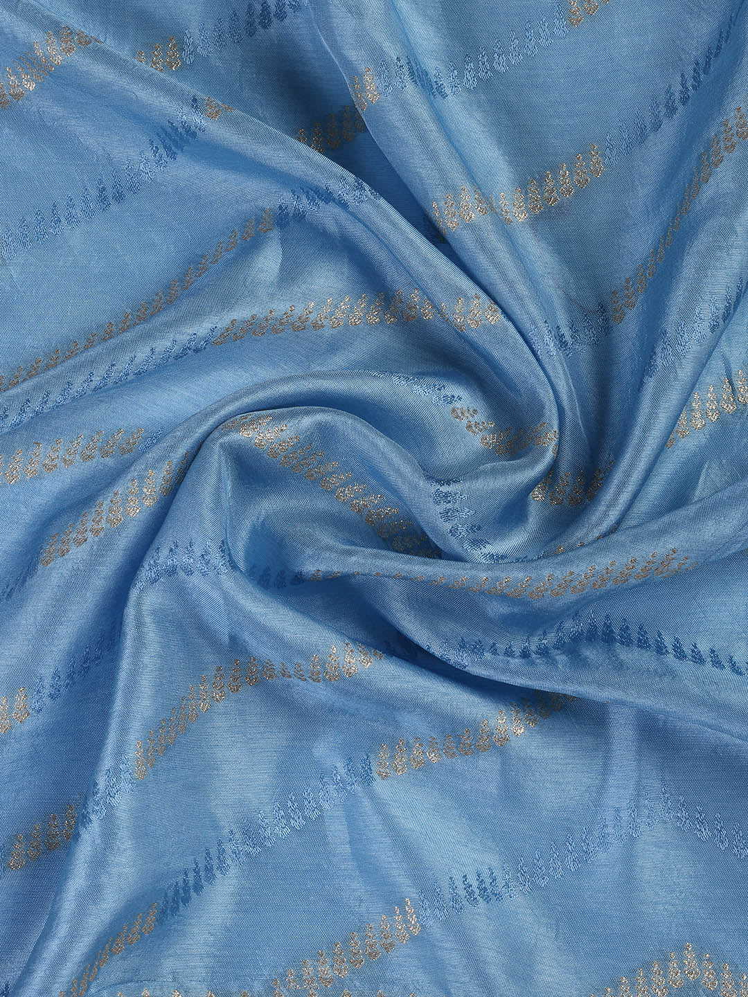Embroidery Chanderi Unstitched Suit With Dupatta